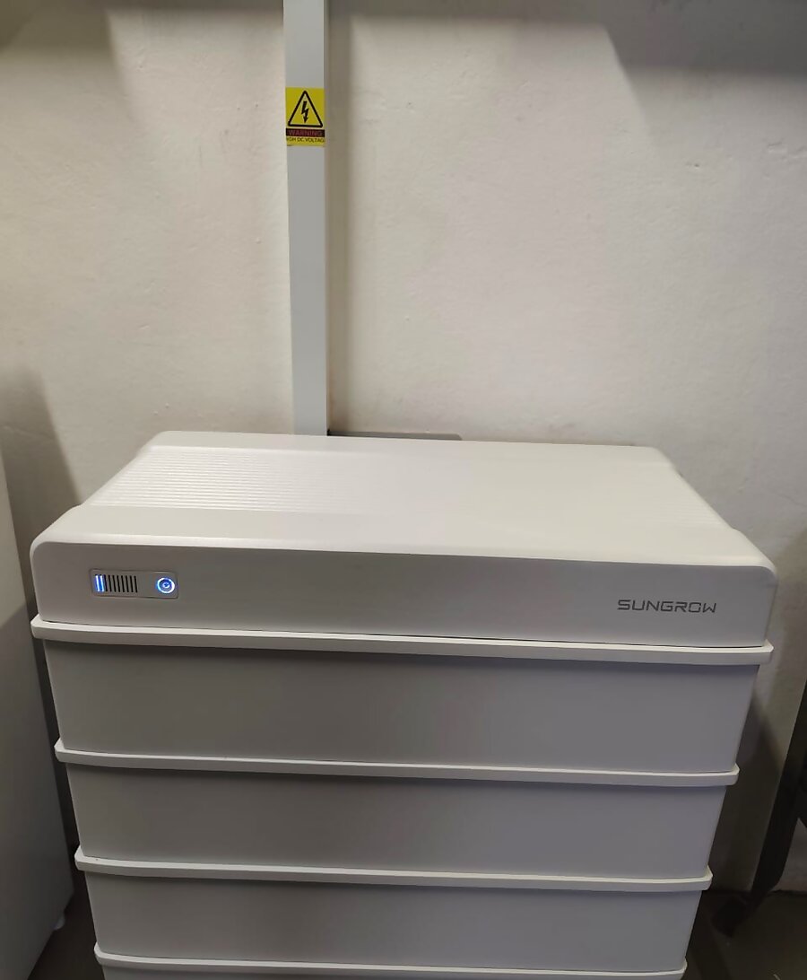 Sungrow stacked lithium battery backup storage system